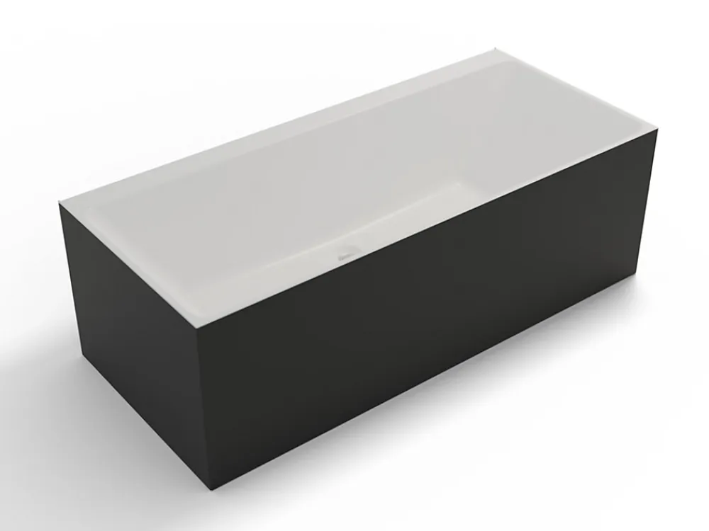 Baignoire Îlot|Spalina Baignoire Ilot Cobalt 170 noire 170x75x56cm, by
