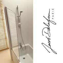 Baignoire Droite|Jacob Delafon Baignoire Corvette 150x70 cm + Pare bain