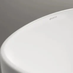 Baignoire Îlot|Bernstein Baignoire îlot Acrylique ovale 180x80x58cm Blanc mat + Bonde et trop plein - BELAQUA
