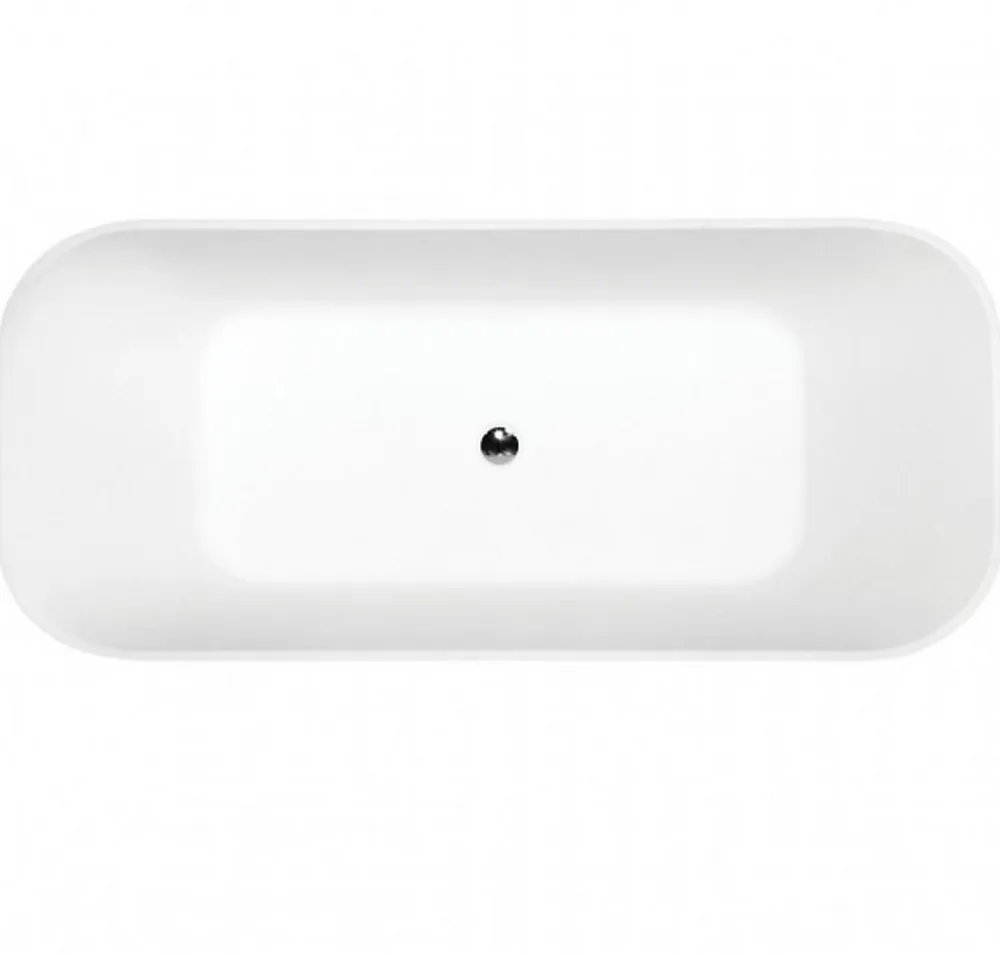 Azura Home Design Baignoire îlot ASSOS S-LINE bicolore 160 x 70 cm