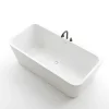 Baignoire Îlot|Otitec Baignoire îlot avec vidage - 160 x 75 cm - Blanc brillant - MIRABELLE