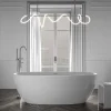 Baignoire Îlot|Bernstein Baignoire îlot BELAQUA - Acrylique sanitaire - Blanc brillant - 170x80x58cm - Garantie 5 ans - Sans robinet ni siphon