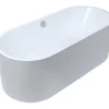 Vente-unique Baignoire îlot design - 221 L - 170 x 75 x 58 cm - Blanche - KATOUCHA