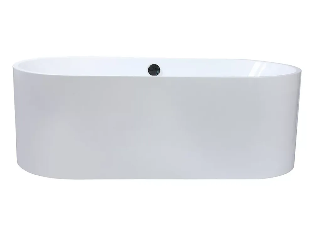 Vente-unique Baignoire îlot design - 221 L - 170 x 75 x 58 cm - Blanche - KATOUCHA