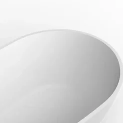 Stano Baignoire îlot design en solid surface ovale HELSINKI 150 cm