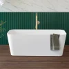 Sanycces Baignoire îlot design en sanydur rectangulaire RUST 150 cm