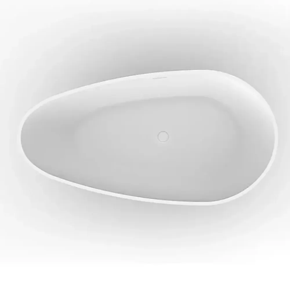 Baignoire Îlot|Stano Baignoire îlot design en solid surface ovale HELSINKI 170 cm
