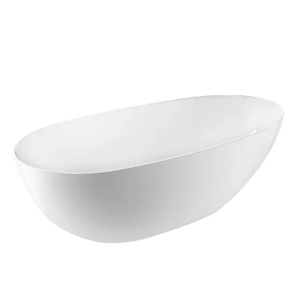 Baignoire Îlot|Stano Baignoire îlot design ovale FLORIDA blanche 180 cm Mat
