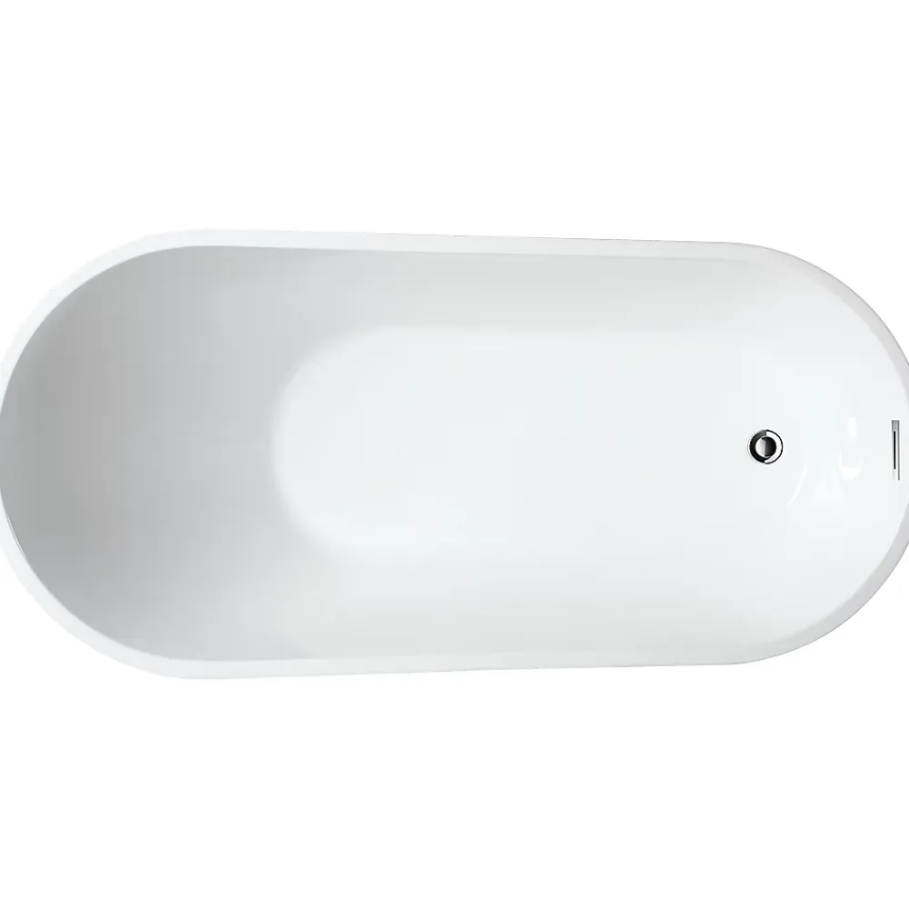 Baignoire Îlot|Stano Baignoire îlot design ovale OPRAH blanche 140 cm