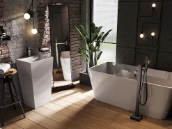 Azura Home Design Baignoire îlot EVITA 160 x 80 cm