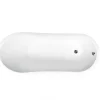 Azura Home Design Baignoire îlot GLORIA GLAM SILVER - 160 x 68 cm
