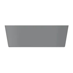 Baignoire Îlot|GoodHome Baignoire îlot Huron L. 150 cm x l. 75 cm gris