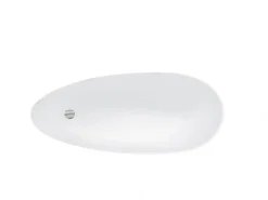 Azura Home Design Baignoire îlot KEYA GLAM SILVER 165 x 70 cm