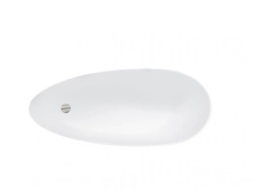 Azura Home Design Baignoire îlot KEYA GLAM SILVER 165 x 70 cm