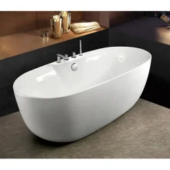 Baignoire Îlot|Sanitaire Baignoire îlot MAUI 170x80 cm avec Robinetterie