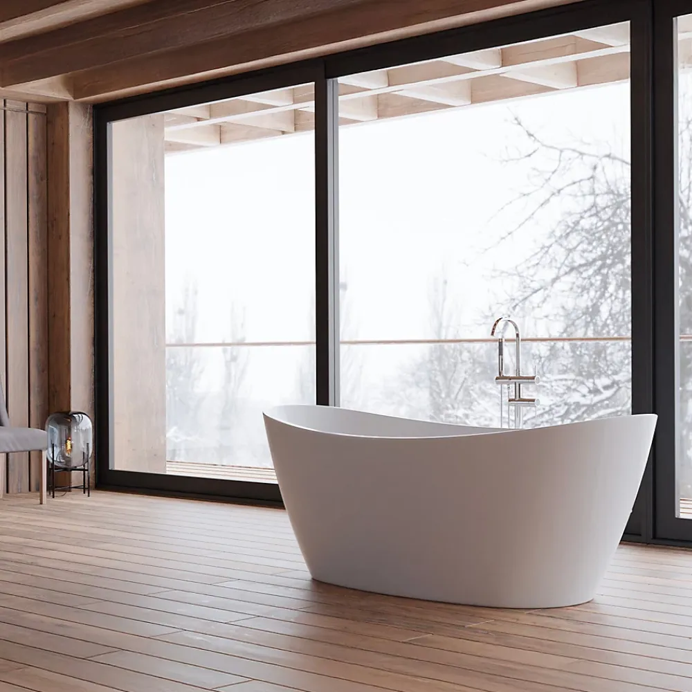 Baignoire Îlot|Spalina Baignoire îlot ovale NEROON 2.0 L. 170 x l. 80 cm, by