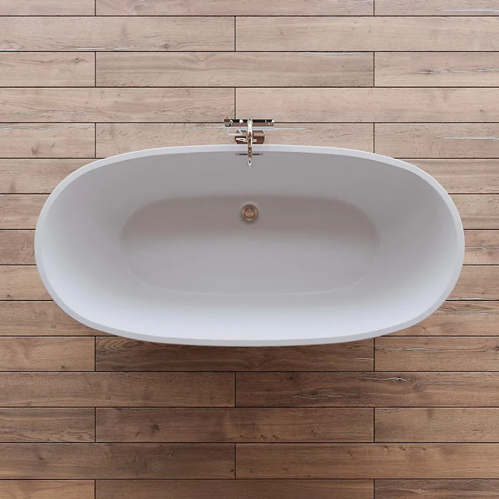 Baignoire Îlot|Spalina Baignoire îlot ovale SAMBA L. 170 x l. 79 cm, by