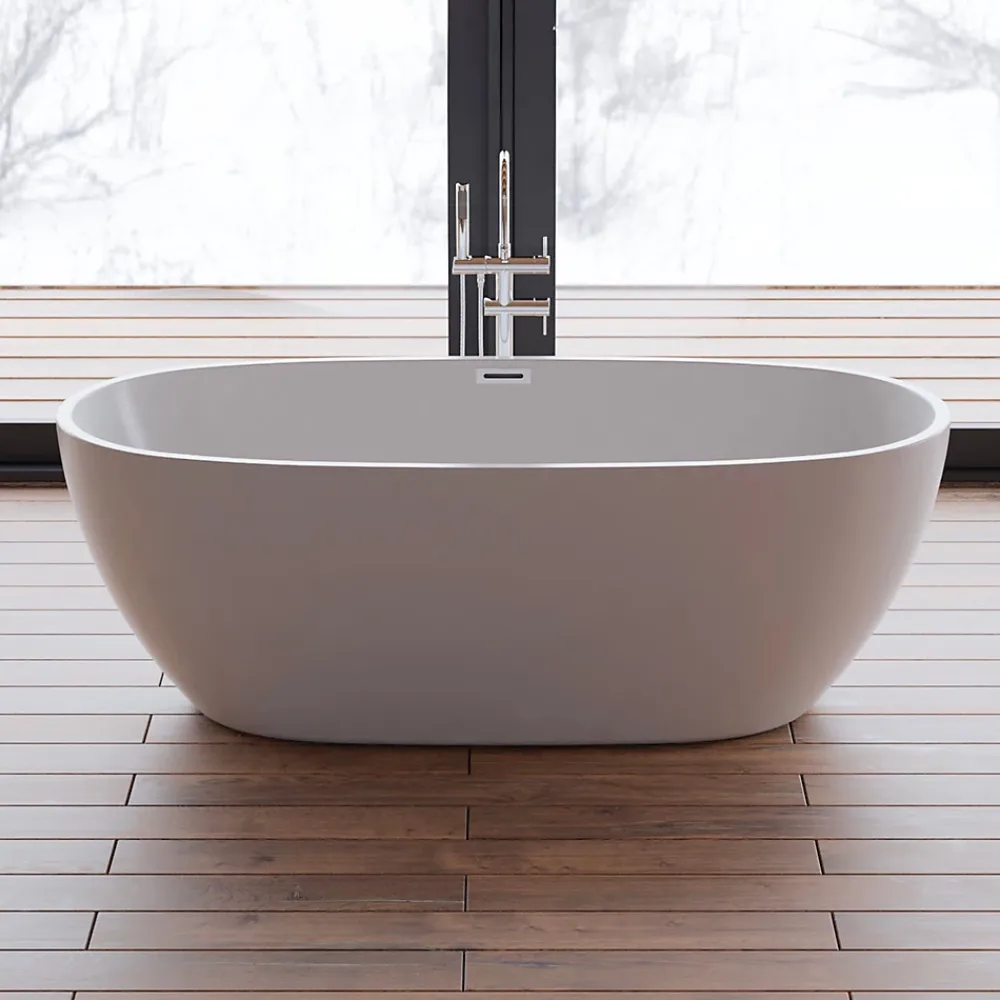 Baignoire Îlot|Spalina Baignoire îlot ovale SAMBA L. 170 x l. 79 cm, by