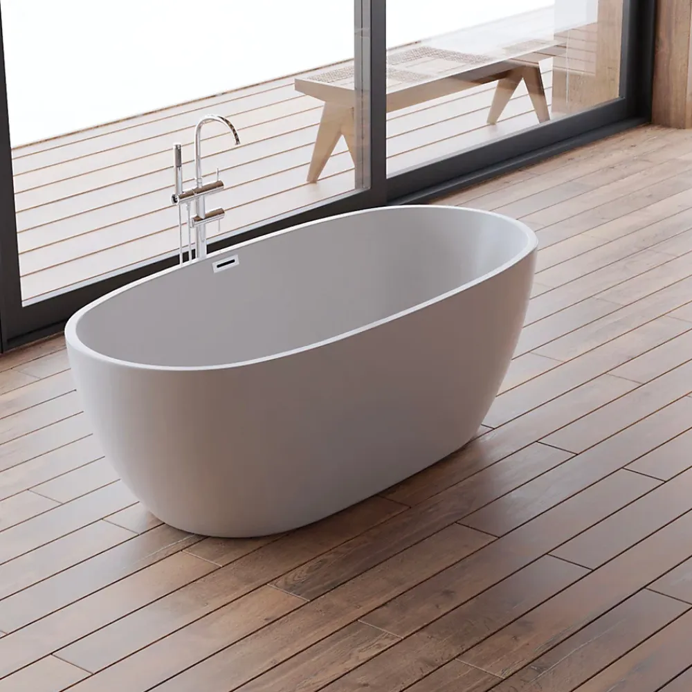 Baignoire Îlot|Spalina Baignoire îlot ovale SAMBA L. 170 x l. 79 cm, by