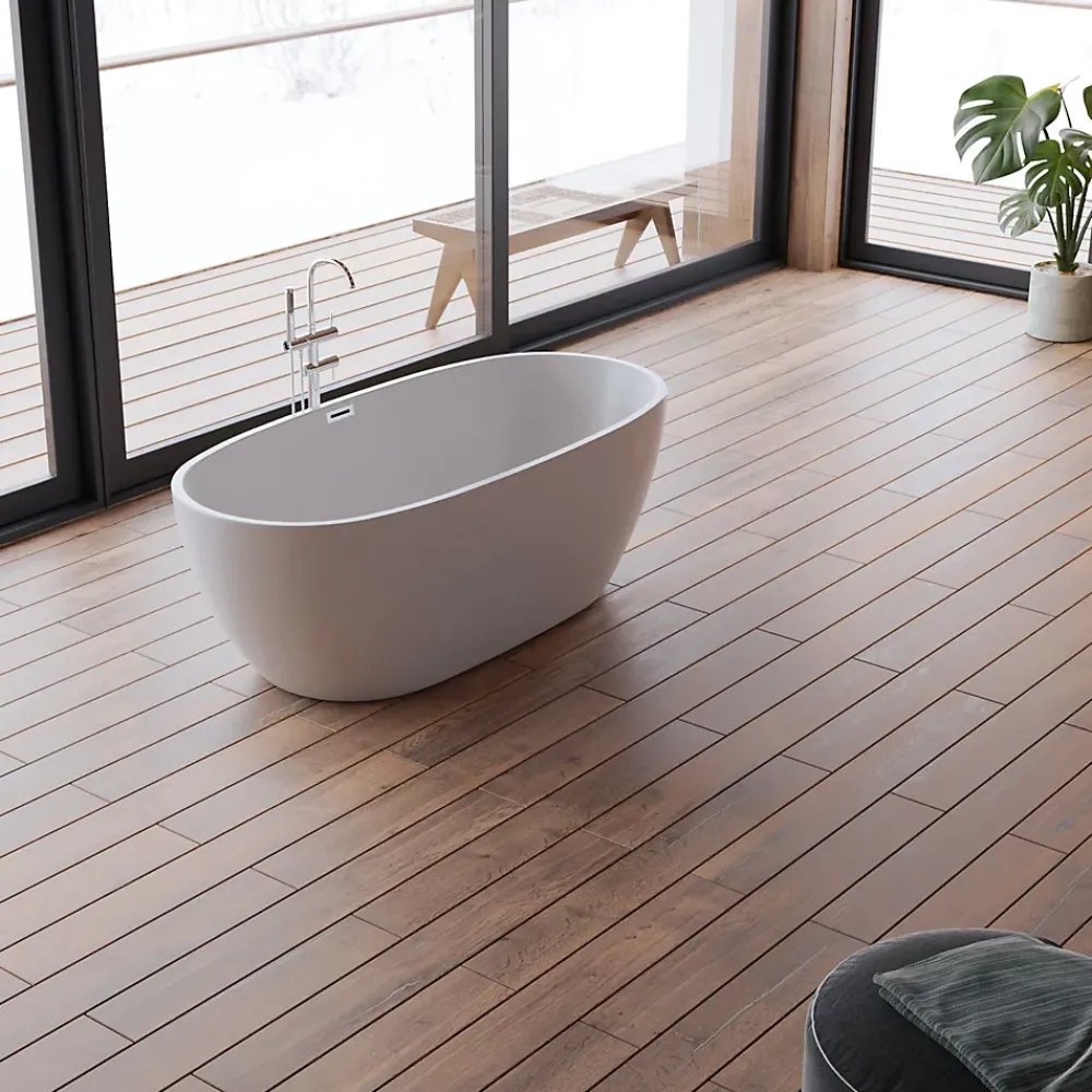 Baignoire Îlot|Spalina Baignoire îlot ovale SAMBA L. 170 x l. 79 cm, by