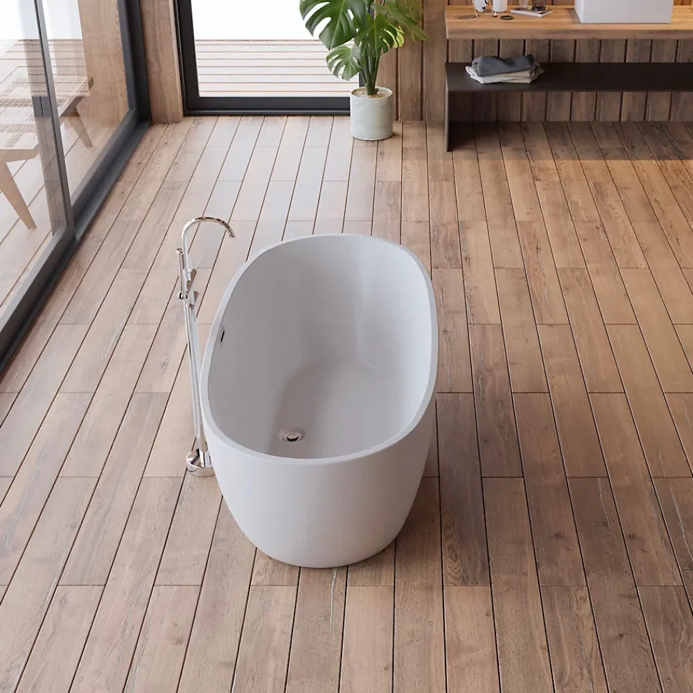 Baignoire Îlot|Spalina Baignoire îlot ovale SAMBA L. 170 x l. 79 cm, by