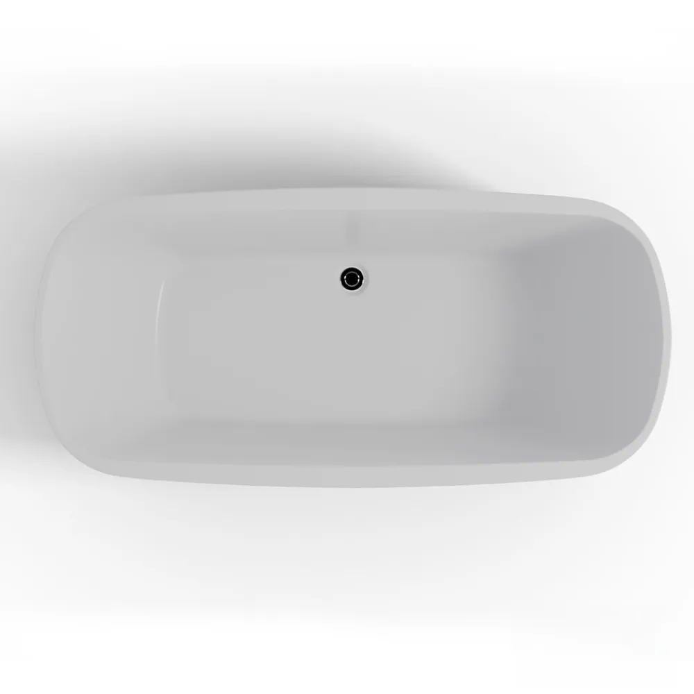 Spalina Baignoire îlot rectangulaire Dune 170x80 cm, blanc, by