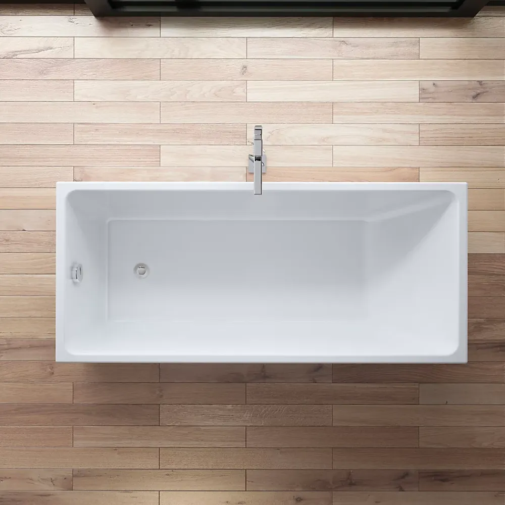 Baignoire Îlot|Spalina Baignoire îlot rectangulaire Arko 170x75 cm, blanc, By