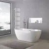 Bernstein Baignoire îlot ROMA PLUS 2.0 acrylique Blanc brillant 166x75x58cm Sans robinet