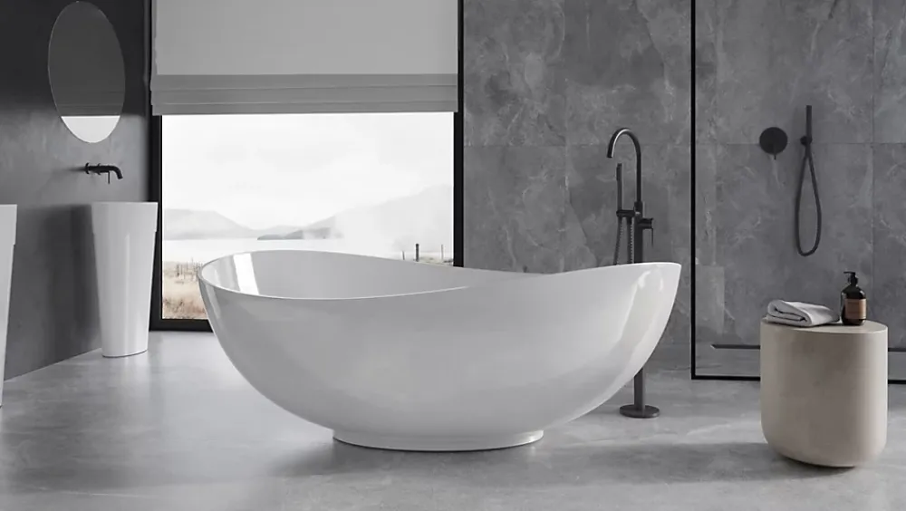 Azura Home Design Baignoire îlot SIYA 172 x 100 cm