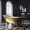 Baignoire Îlot|Bernstein Baignoire îlot sur pieds rétro acrylique PARIS PREMIUM OR - Garantie 5 ans, 175x74cm