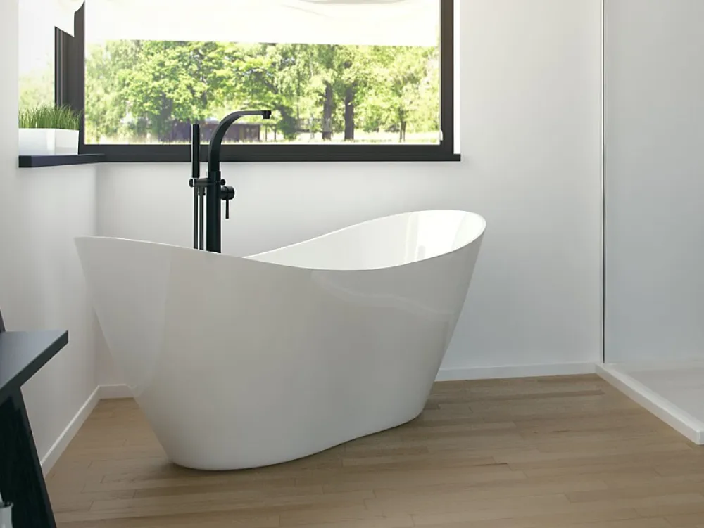 Baignoire Îlot|Azura Home Design Baignoire îlot VIYA 160 x 70 cm