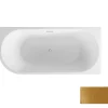 Baignoire Îlot|Azura Home Design Baignoire îlot ZOYA GLAM GOLDEN angle droit - 170 x 80 cm