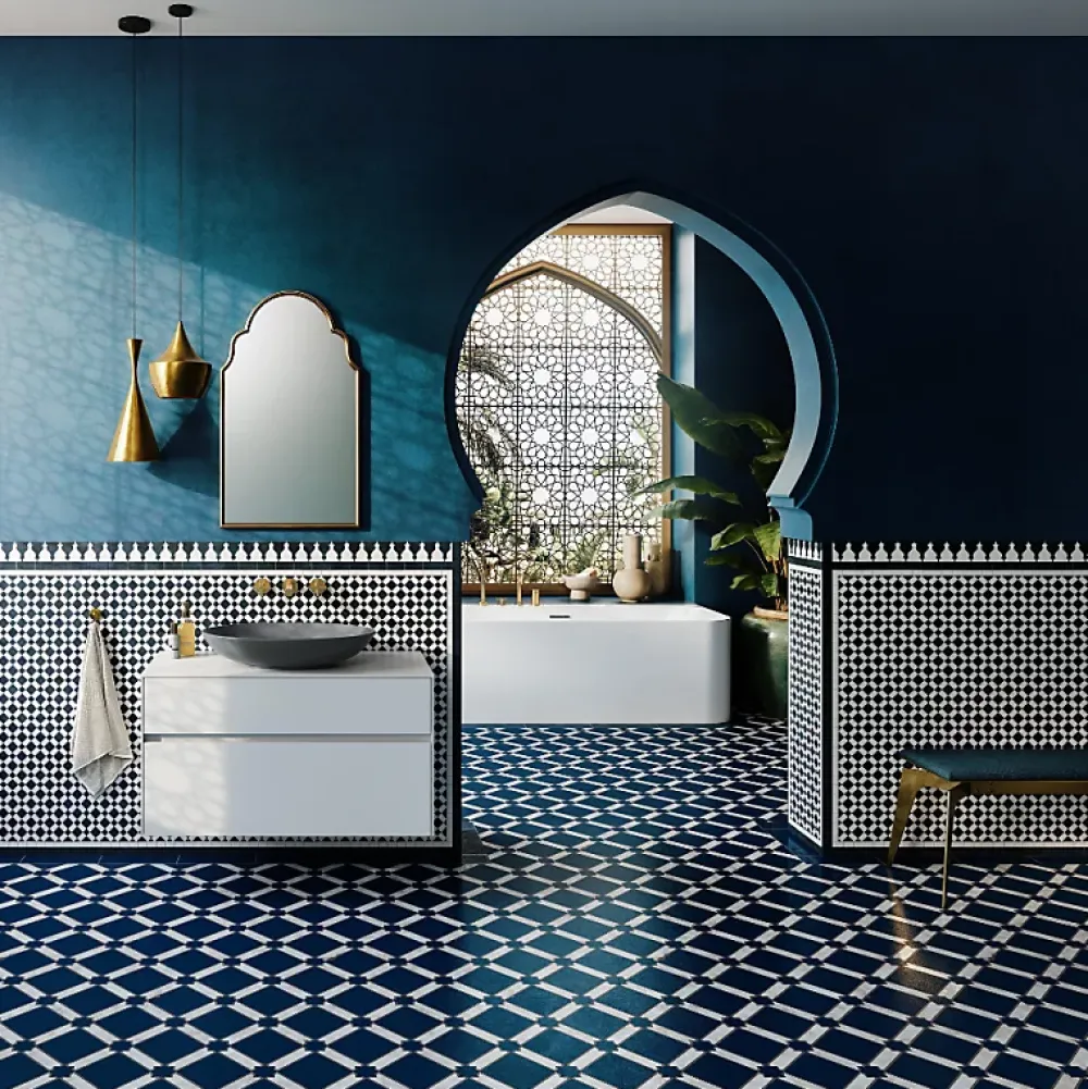 Baignoire Îlot|Villeroy & Boch Baignoire murale semi-îlot Loop & Friends