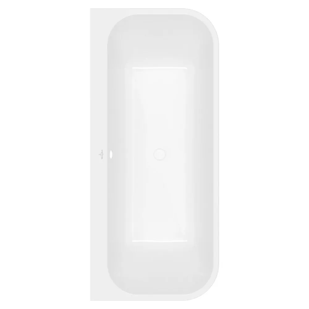 Villeroy & Boch Baignoire murale Architectura 1800 x 800 mm, Blanc