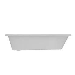 Baignoire Asymétrique| Baignoire pour angle droit Horyn L. 150 cm x l. 90 cm blanc