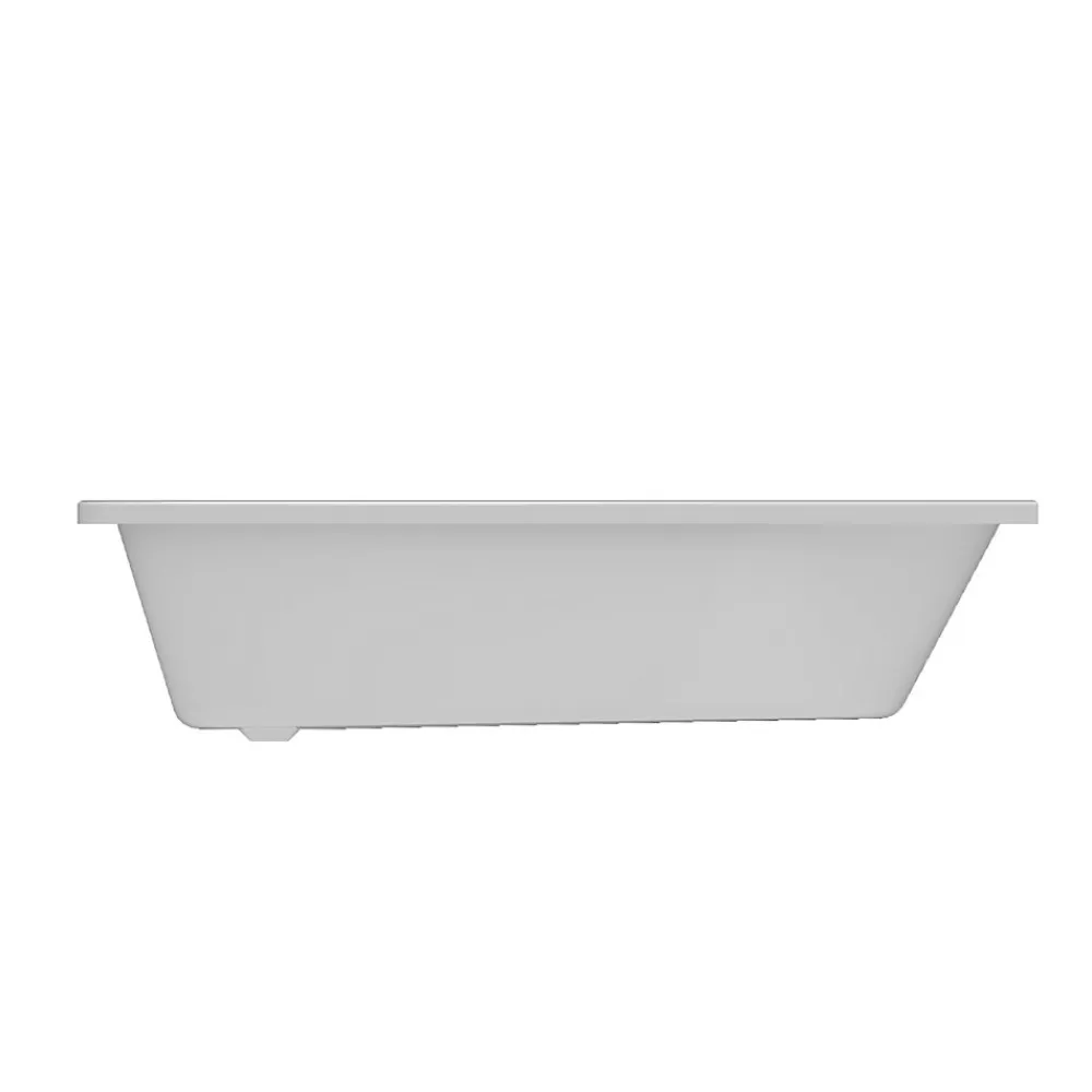 Baignoire Asymétrique| Baignoire pour angle droit Horyn L. 150 cm x l. 90 cm blanc