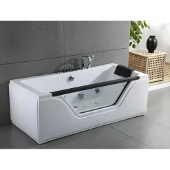 Sanitaire Baignoire rectangulaire balnéo 170x80 FIDJI