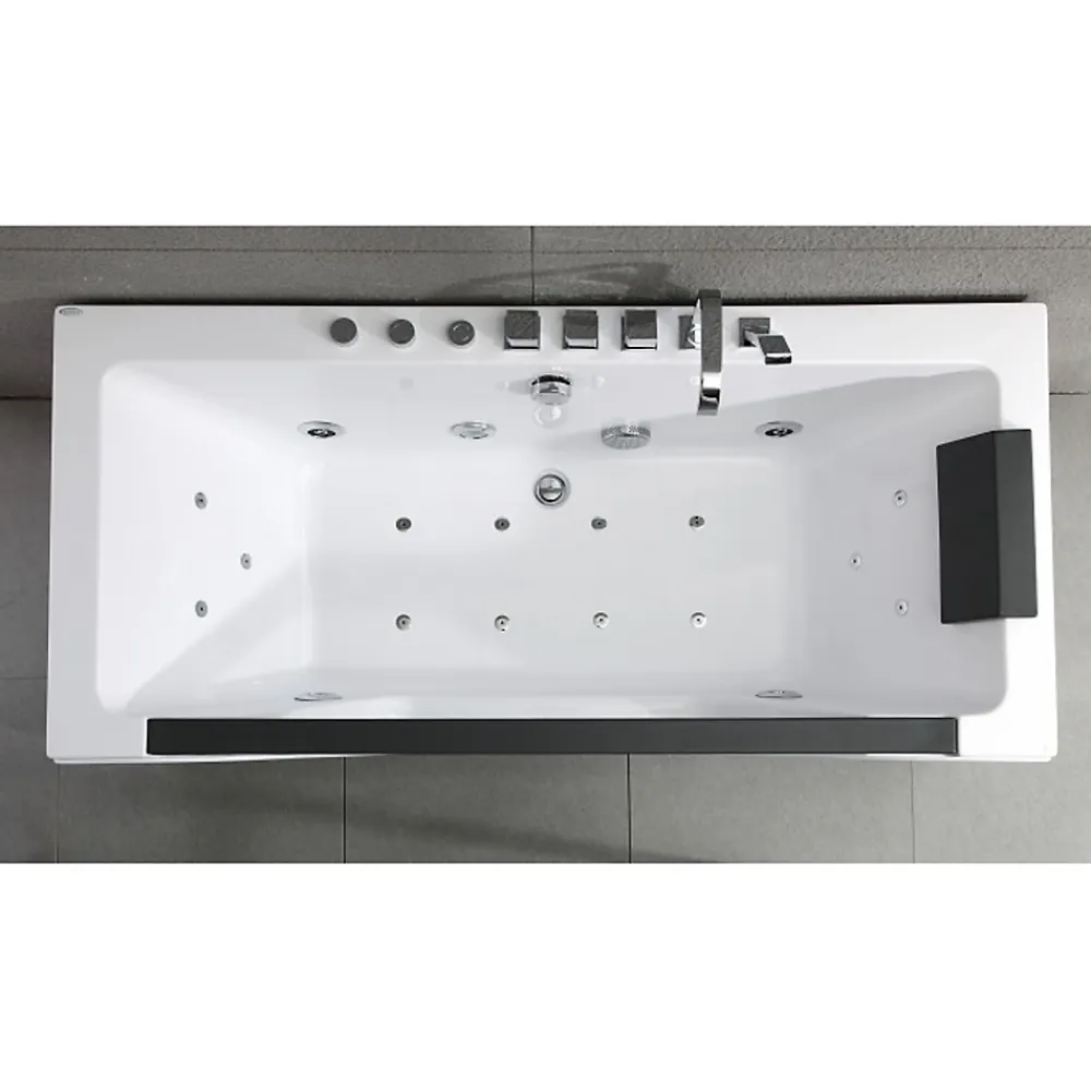 Sanitaire Baignoire rectangulaire balnéo 170x80 FIDJI