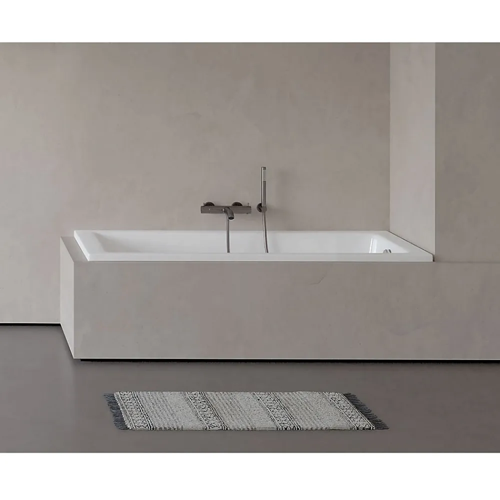 Baignoire Îlot|Sanycces Baignoire rectangulaire encastrable BALI blanc brillant 170x70