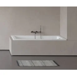 Sanycces Baignoire rectangulaire encastrable BALI blanc brillant 160x70