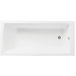 Baignoire Droite|Vitra Baignoire rectangulaire Neon avec pied 170x75cm Blanc