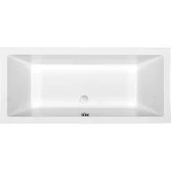 Planète Bain Baignoire rectangulaire 170x75 cm INTRO à encastrer en acrylique + tablier central