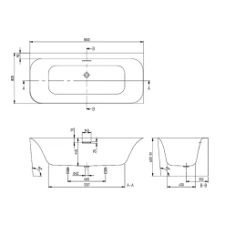 Baignoire D'Angle|Villeroy & Boch Baignoire semi-îlot d'angle Loop & Friends version droite