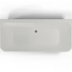 Spalina Baignoire semi-îlot murale Mint 180, blanc, 180x81 cm, by