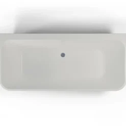 Spalina Baignoire semi-îlot murale Mint 170, gris mat, 170x81 cm, by