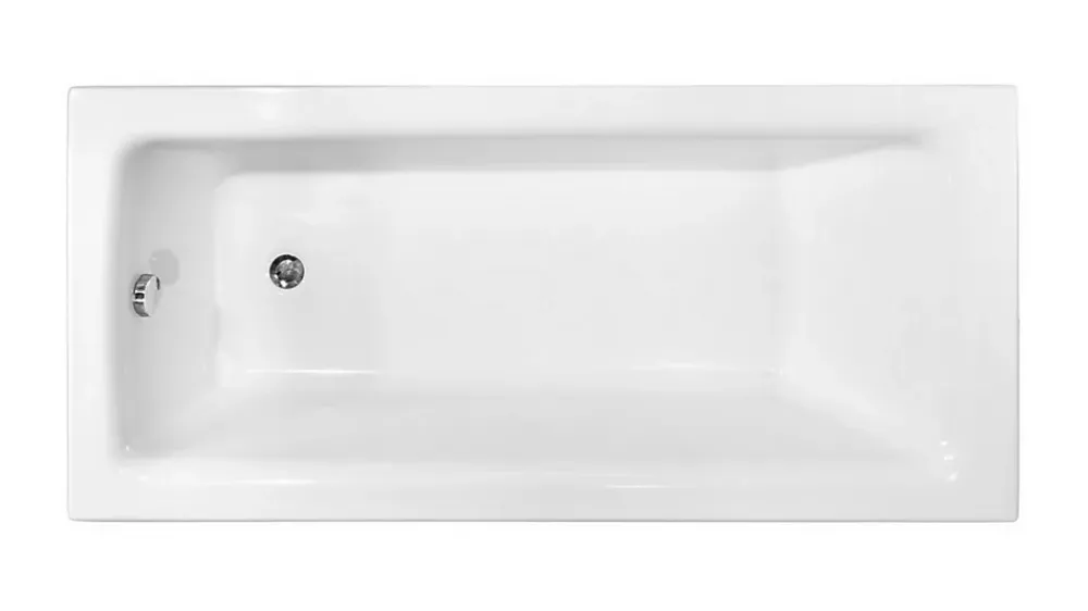 Baignoire Droite|Azura Home Design Baignoire VENETO avec tablier - 140 x 70 cm