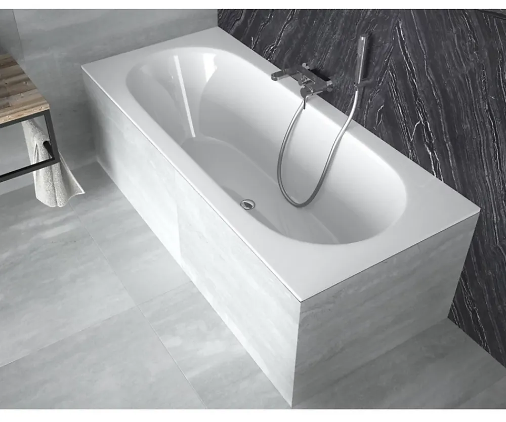 Baignoire Droite|Azura Home Design Baignoire VITAL slim cm - 150cm