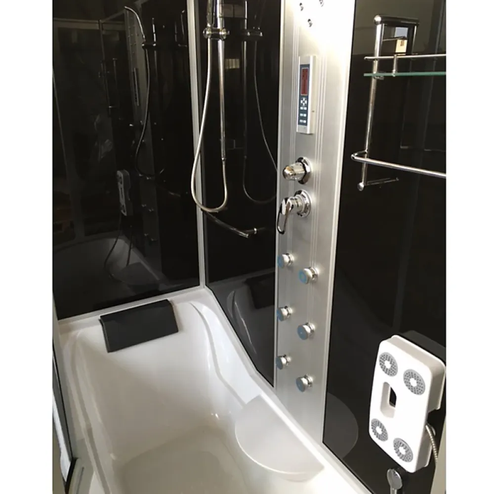 Baignoire Douche|Eliteshopping Baignoire-douche hydromassage Chromothérapie 170 X 90 cm Ocean