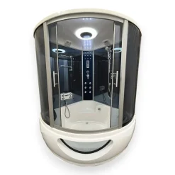 Eliteshopping Baignoire-Douche hydromassage angle 150 x 150 cm Aphrodite