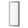 Etagère Salle De Bains|Balneo Armoire encastrée pour brosse WC gauche verre blanc 53,2cm